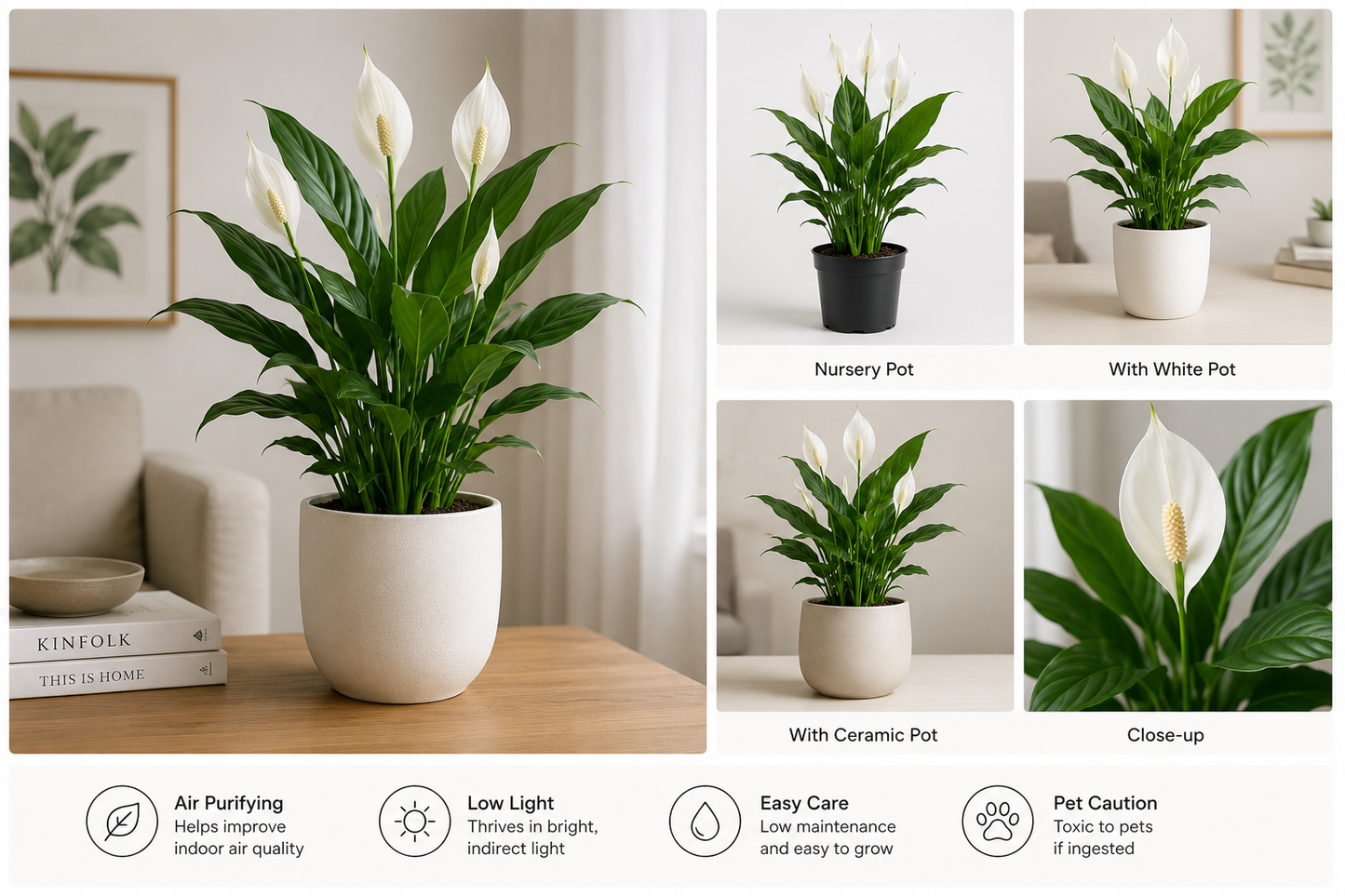Peace Lily Indoor Plant